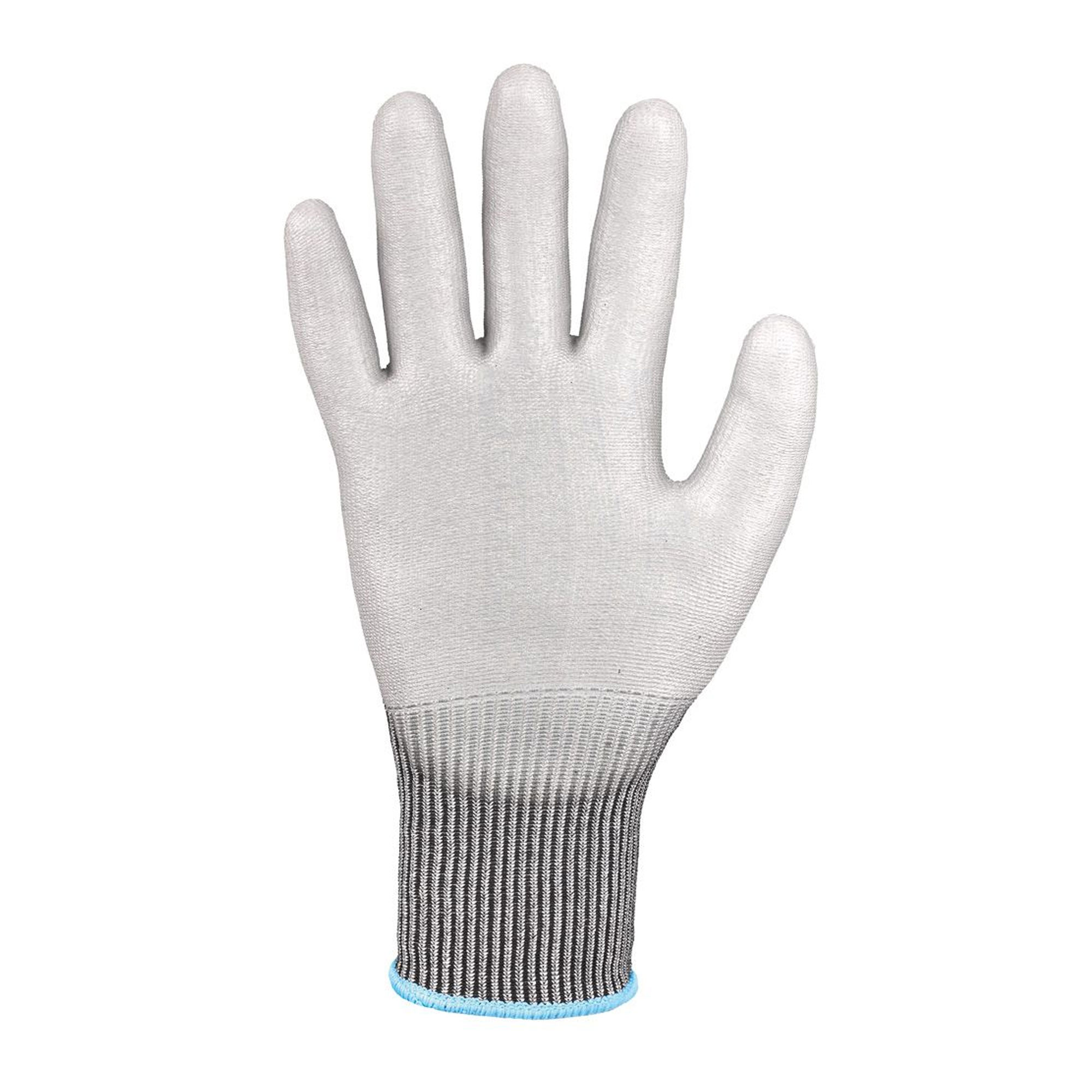Optiflex Soft Cut  0818 Schnittschutzhandschuhe mit Polyurethan-Beschichtung grau, VE 60 Paar
